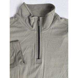 Tommy Bahama Mens Small Light Green 1/4 Zip Soft Long Sleeve Pullover Sweatshirt